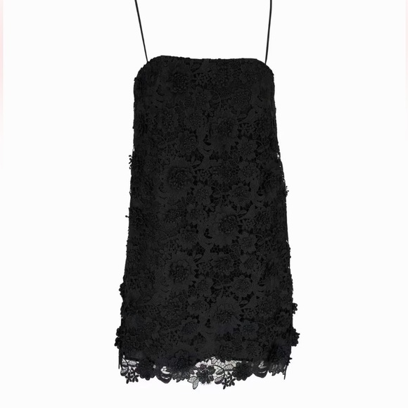 Zimmermann Dresses & Skirts - Zimmermann Black Lace Mini Dress size 0